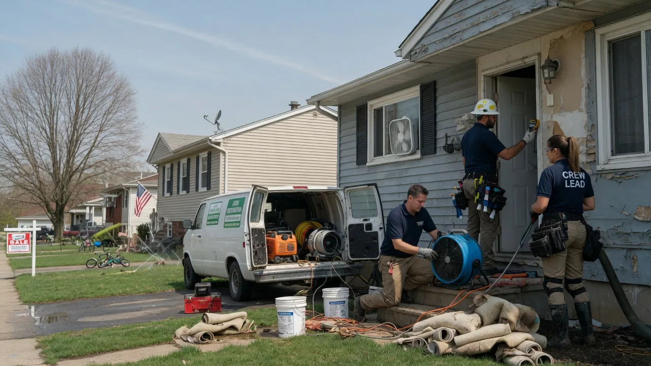 Flood Cleanup in Fairchild, WI near me