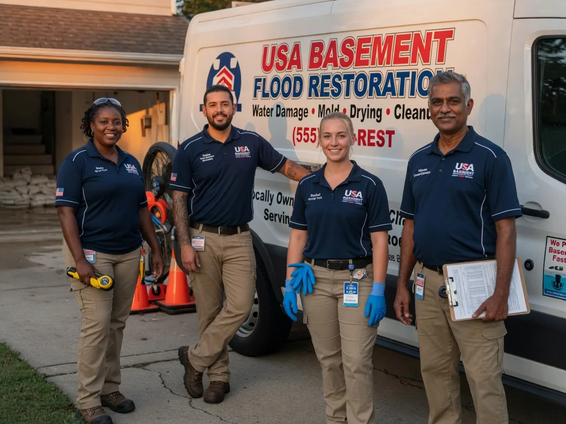 Basement Flood Cleanup company in Fairchild, WI
