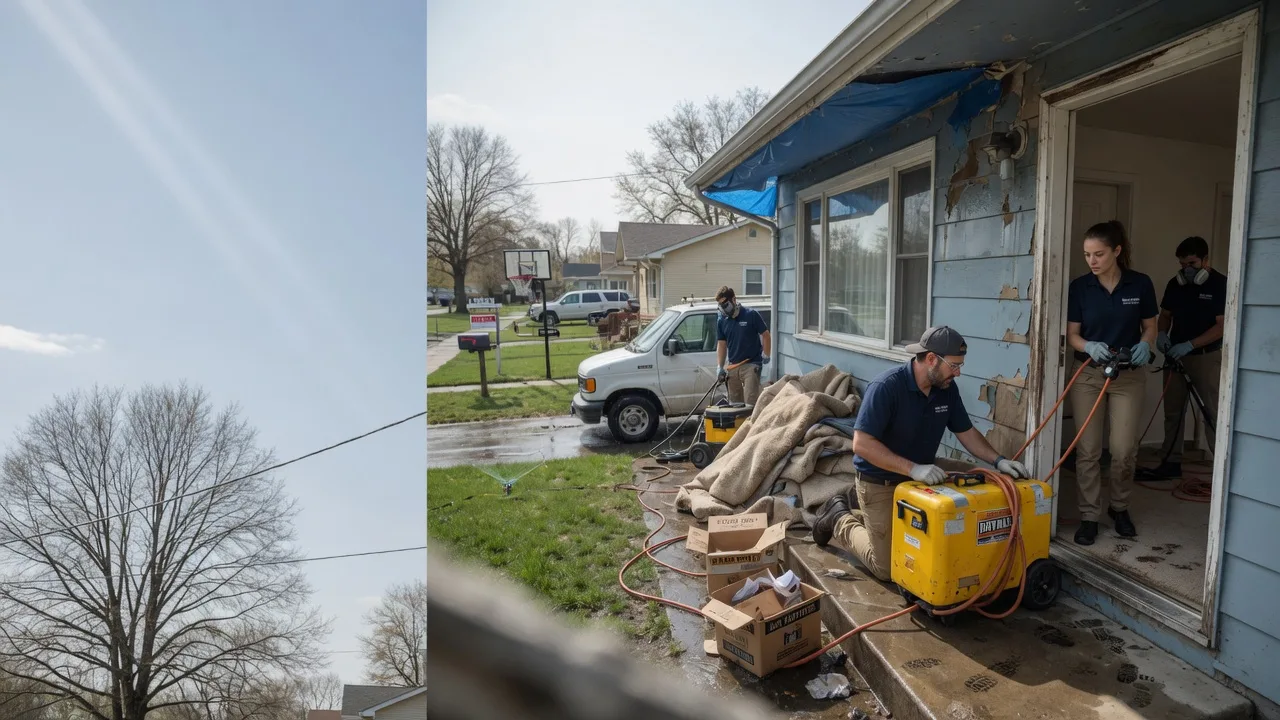 Basement Flood Cleanup in Fairchild, WI near me